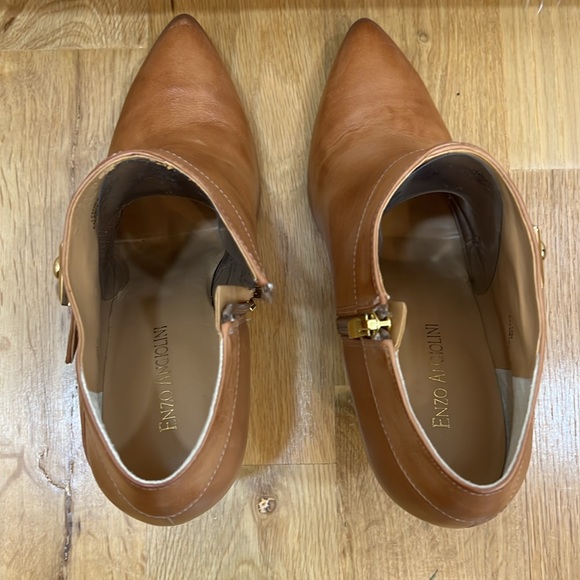 Enzo Angiolini Women’s Tan Leather Booties US Size 10